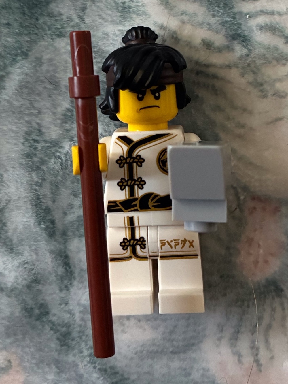 LEGO Ninjago Kai White Minifigure with Staff